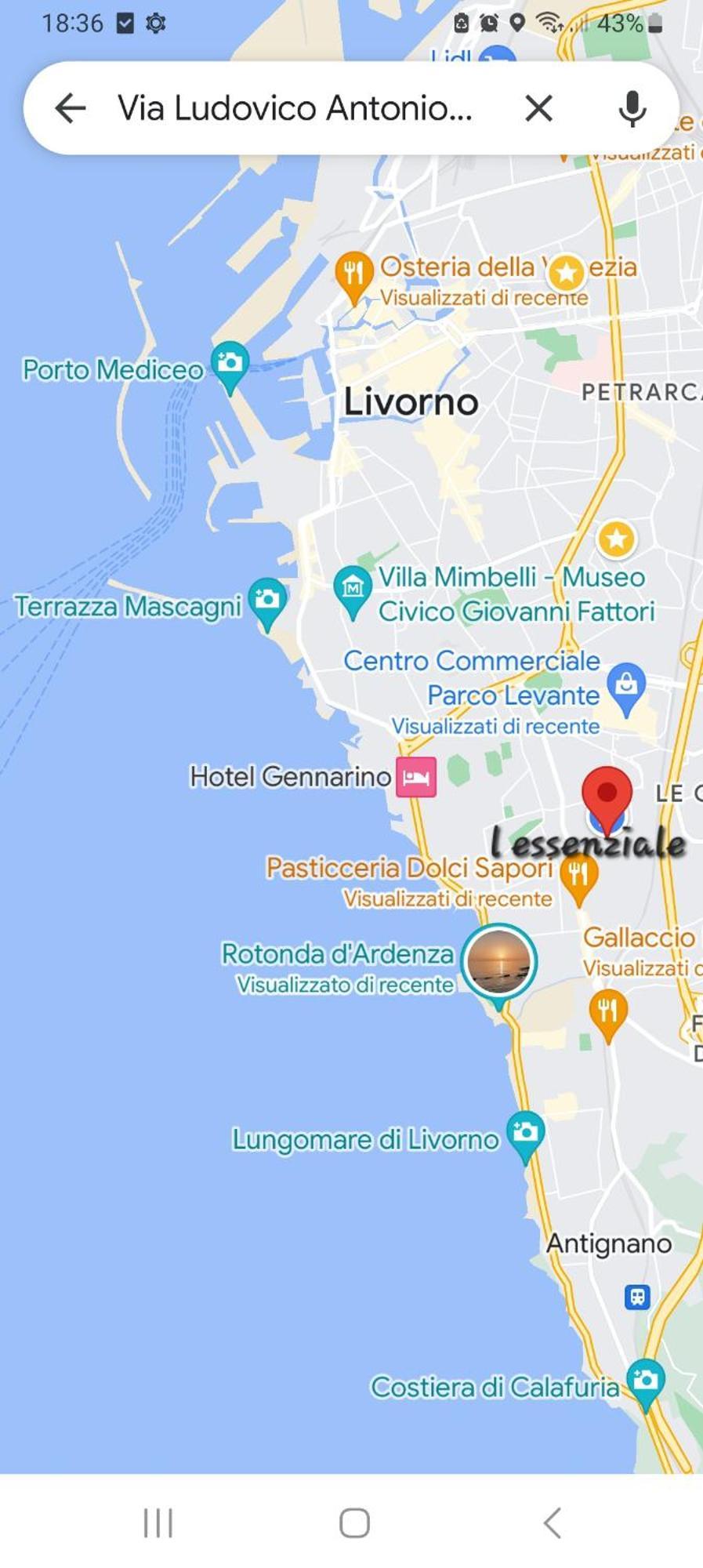 Ferienwohnung L' Essenziale Livorno Exterior foto